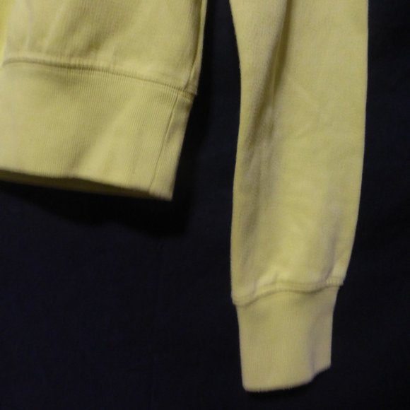 PINK, VICTORIA'S SECRET, xs, extra small, graphic yellow sweatshirt, EUC - Picture 8 of 15